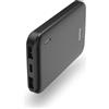 Hama Power Pack 5000 mAh (power bank, ricarica rapida, 2 x USB A, USB C, capiente, leggero, piccolo, caricabatterie), grigio antracite