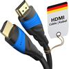 KabelDirekt - Cavo HDMI 4K con schermatura A.I.S., progettato in Germania - 5m (4K@60Hz per una spettacolare esperienza Ultra HD - High Speed con Ethernet, Blu-ray/PS4/PS5/Xbox/Switch, nero)