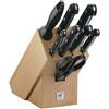 ZWILLING Twin Gourmet Blocco Portacoltelli, Acciaio inossidabile, 9 pezzi