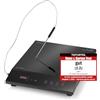 CASO TC2400 Thermo Control Piano cottura a induzione singolo con termometro per arrosti e cottura precisi, perfetto per SousVide, intervallo di temperatura 60-240°C, timer, 2400 Watt