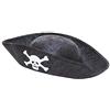 Bristol Novelty Bh561 Cappello da Pirata, Nero, per Bambini, Unisex, Taglia Unica Halloween
