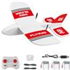 Goolsky KF606 Aereo RC, 2.4G Aereo Volante per Principianti RC Aliante in Schiuma Epp Ala Fissa Aereo in Schiuma Rtf Aereo Scorrevole Modello Giocattoli Regali per Bambini con 3 Batterie