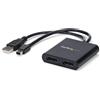 Startech.com Adattatore video Startech.com MST HUB DisplayPort a 2 porte Nero [MSTMDP122DP]