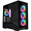 Lian li Case Lian Li Vector V100 Mini Vetro temperato ARGB DRGB Mini-Tower mATX Nero [G99.V100RMIX.00]