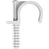 Fischer Clip Fissatubo a Battere FX-S 16 per Fissaggi Veloci Senza Tasselli di Tubi Elettrici su Calcestruzzo, Cemento, Mattoni, Avvolge Completamente il Tubo, con Nervatura di Rinforzo, 100 pz 566445