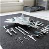 Modellino di Caccia Su-57 Altamente Dettagliato per Decorazione Ufficio