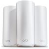 NETGEAR Serie Orbi 870 RBE873 - Sistema WLAN - (router, 2 extender) - fino a 836 m² - rete 10GbE, 2,5GbE, Wi-Fi 7 multi-band