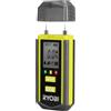 Ryobi RBPINMM1, Misuratore di Umidità, Batteria 18V ONE+ Non Inclusa, Include un Coperchio per Puntali, Adatto per Vari Materiali, Anche per Punti Difficili da Raggiungere