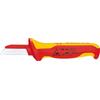 KNIPEX Coltello per elettricisti impugnatura isolante, in materiale, 98 54