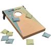 SUN&SPORT Toss game 2in1 legno double face con sacchetti - gioco lancio punti + tris, per interni esterni