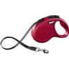 Flexi Classic L Fettuccia - Guinzaglio Estensibile Cani Grandi - Rosso - 5 mt