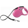 Flexi Classic M Fettuccia - Guinzaglio Estensibile - Rosa - 5 mt