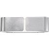 Ideal Lux CLIP AP2 SMALL Adatto per uso interno E27 Argento illuminazione da parete