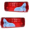 Easy Link 2 Pezzi Lenti per Fanali Posteriori Compatibili con MAN TGA TGL TGX TGS Mercedes Sprinter 2006-2018 Pianale VW Crafter 2006-2016 Pianale