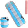 1 Paio Di Pesi Con Fascia Di Resistenza, 0,25/0,5 Kg, Pesi per Gambe E Braccia,