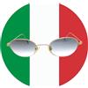 Italoptic vintage occhiali da sole uomo ITALOPTIC anni 90 italia donna ovale oro satinato