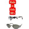 Oasi occhiali da sole uomo donna OASI metallo vintage anni 90's made italy oro nero