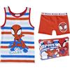 CERDÁ LIFE'S LITTLE MOMENTS Pigiama con bavaglino Spidey - Blu, bianco e rosso - Taglia 5 anni - Pigiama all'interno della borsa da toilette - 100% cotone 145 g/m² - Prodotto originale disegnato in Spagna