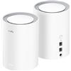 Cudy M1800 Pack de 2 Sistemas WiFi 6 Mesh AX1800 Dual Band - 1201Mbps en 5GHz, 5