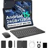 Tablet 10" Android 15 24GB RAM+128GB ROM Octa-Core 2.0Ghz Wifi 6+2.4G+Tastiera..