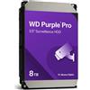 Western Digital Purple Pro 8TB Hard Disk 3.5" SATA Videosorveglianza WD8002PURP