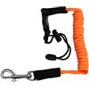 QSTDGVPW Cinturino Porta Pagaia Fune Elastico Supporto Gancio Materiale Resistente Funzione Allungabile Adatto per Canoa Kayak Acquatici, Nero