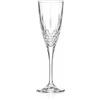 RCR Cristalleria Italiana Bicchiere Calice London Flute Vetro 15,9 Cl Conf. 6 Pz