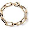 UNOAERRE Bracciale con Maglia in Zirconi, Placcato Oro Giallo 24 Carati