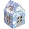 CARTOON Scatolina portaconfetti Dumbo Disney Kit 10 Pezzi bomboniera Astuccio da assemblare a Forma di casa Battesimo Compleanno Baby Shower Gender Reveal