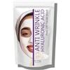Oïléna Maschera Peel Off Viso con Acido Ialuronico Anti Rughe, Idratante e Detossificante, Polvere di Alginato Naturale, Facile da Usare, Effetto Seconda Pelle, 200g 10 maschere