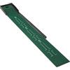 Amazon Basics Tappetino Da Putting Con Ritorno Automatico Della Palla - Tappetino Da Allenamento Per Golf Con Guide di Allineamento, Green Da Allenamento Indoor E Outdoor, 277cm x 36,5cm, Verde