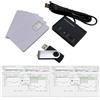 XCRFID MCR3516 Lettore SIM Writer Mini Nano Micro 2FF, 3FF, 4FF SIM Card +5 pz programmabile vuota LTE USIM 4G Card WCDMA GSM + Sim Personalizza Software
