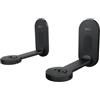 KEF LSX & LSX II B1 - Supporto da parete, colore: Nero