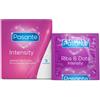 PASANTE INTENSITY - Preservativi stimolanti con nervature - 3 profilattici