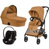 Cybex Gold - Cybex Trio Melio Carbon Cinnamon Yellow 2026 Con Cloud G Plus