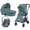 Cybex Gold - Cybex Trio Melio Carbon Stormy Blue 2026 Con Cloud G Plus