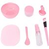 Beaupretty Set Kit 10 in 1 Strumenti per Maschere Facciali Ciotola, Spatola e Pennello in Pvc, Facile da Trasportare, per Uso Quotidiano Skincare Viso