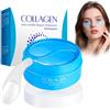 Chenduoran 60 Pezzi Patch Occhi al Collagene,Maschera per Occhi All'acido Ialuronico,Per Anti-Rughe Anti-Età ed Idratante Ridurre Borse Occhiaie e Puffiness,Effetto Rinfrescante per Stanchi,Unisex