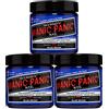 Manic Panic - Colorazione semi-permanente per capelli, vasetto da 113 g, colore: luna blu, Pack of 3