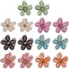 PAITOK Mini set di clip per capelli, clip artiglio fiore, clip per capelli antiscivolo per le ragazze donne foto festa quotidiana matrimonio accessori acconciatura (14 pezzi, colore misto)