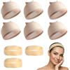 GZRXIOUS Set di 6 Calotte per Parrucche E Fasce In Silicone, Fasce Antiscivolo per Parrucche, Retine per Capelli, Cuffie Elastiche Traspiranti Ultrasottili per Parrucche da Donna E da Uomo