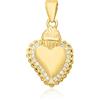 LUXURY MILANO Charm simboli in argento cuore sacro