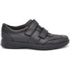 Stonefly 212095 Season Scarpa Bassa con Strappo Pelle Nero Nero, 42 1/2