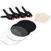 harayaa Kit per appiattire le carte da 10 pezzi, accessorio per la pulizia e la cura delle carte da collezione, set completo compatto per da collezione e