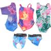 MOLUCKFU Set 4 Costumi da Bagno per Bambola 30 Cm, Abbigliamento Estivo Sostituibile Stampe Uniche, Vestiti Piscina per Bambine e Collezionisti, Accessori Spiaggia per Gioco Creativo