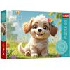 Trefl - The Treflik Family, Puppy be! - Puzzle da 60 pezzi - Puzzle colorato con un cucciolo, intrattenimento creativo, divertimento per bambini dai 4 anni in su