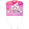 Disney Store Official Tiara Bimbi Cenerentola, Accessorio per Costume con Finitura Argentata, Strass Colorati e filigrana Floreale