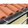 Eurodif Barriera Protezione Gronda 1 m Inox AISI 304 / Dissuasore Antivolatili e Parafoglie / Rete per Grondaie con Clip di Fissaggio