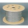 Eurodif Cavo Acciaio Inox AISI 316 Ø 2 mm 100 Metri - Fune Inox 7x7 Alta Resistenza - Cavo per Reti Antintrusione e Uso Nautico