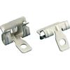 Eurodif Clips Zincata 4H24 3-8 mm - Sistema di Fissaggio a Percussione per Ancoraggio Cavo e Telaio - Clip in Acciaio Zincato per Parti Metalliche - Uso Professionale e Industriale